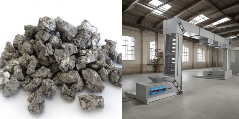 z型斗式提升機海綿鈦行業(yè)應(yīng)用